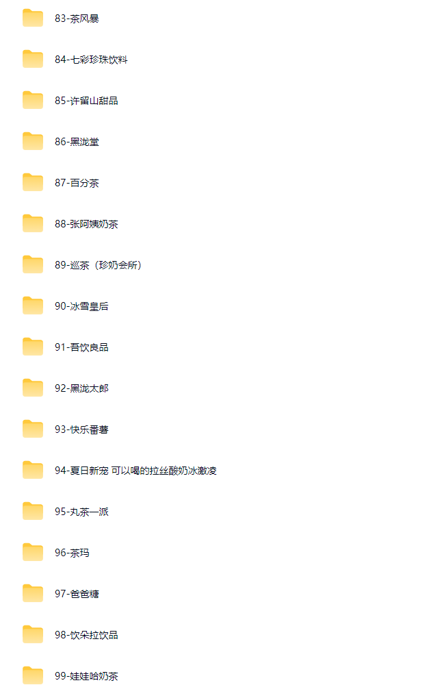 图片[3]-奶茶配方大全2000款-羽哥资源星球