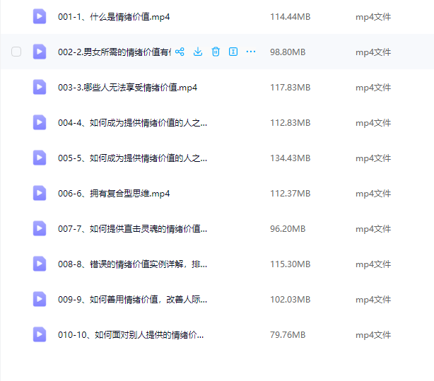 图片[4]-人际交往情商视频课程：如何提供有效情绪价值-羽哥资源星球