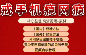 戒网瘾手机瘾视频教程-羽哥资源星球