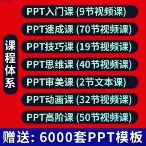 图片[1]-PPT自学入门到精通全套视频教程-羽哥资源星球