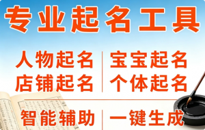 专业起名软件神器（一键批量生成）-羽哥资源星球
