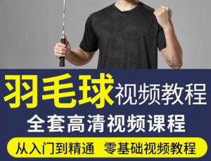 羽毛球视频教程-儿童成人零基础自学课程-羽哥资源星球