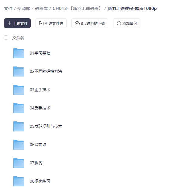 图片[2]-羽毛球视频教程-儿童成人零基础自学课程-羽哥资源星球